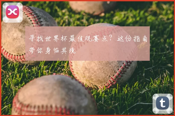 寻找世界杯最佳观赛点？这份指南带你身临其境